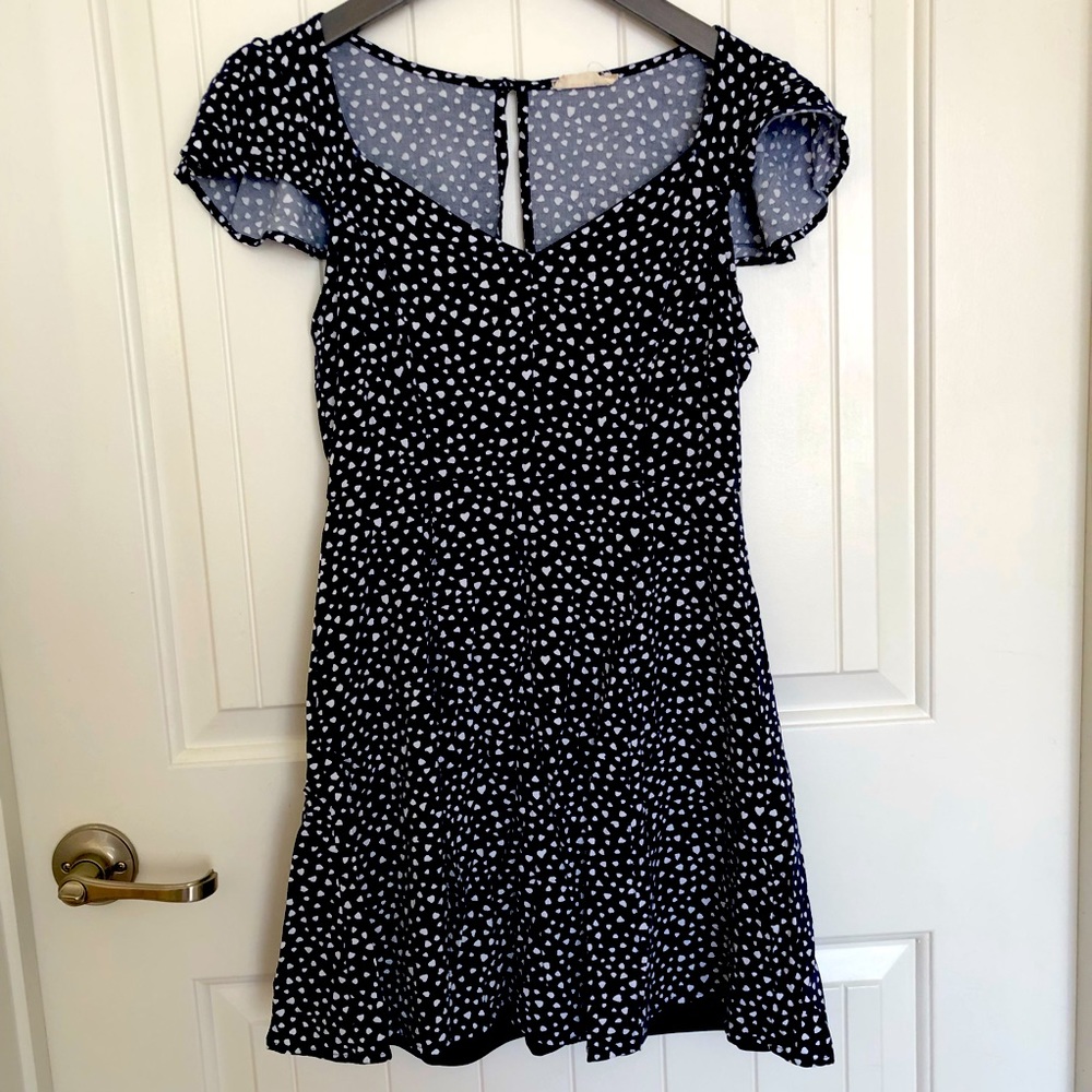 Altar’d State • Navy Polka Dot Dress • EUC • M